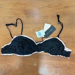Morgan Lane Dixie Bra Color Noir Black Pink Sz XL NWT